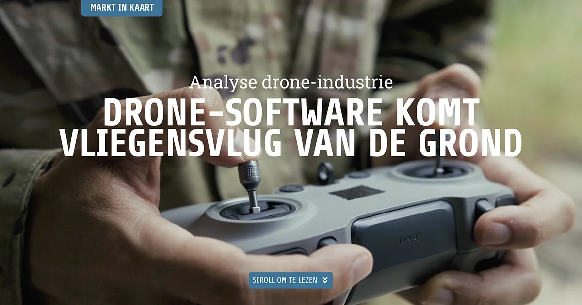 Image for the article: Drone-software komt vliegensvlug van de grond
